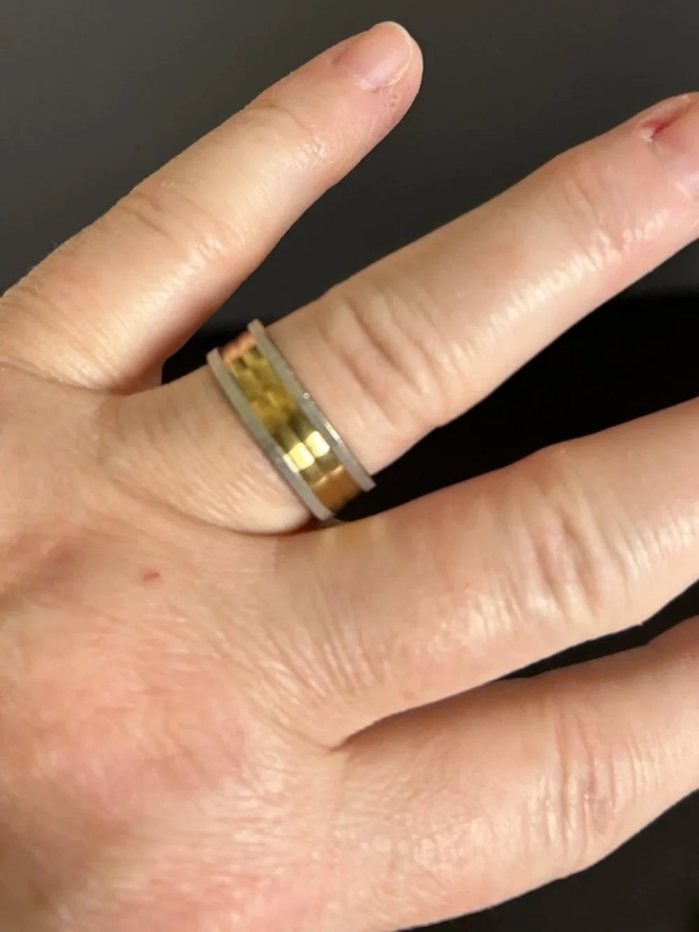 Bi-Metal Wedding Band